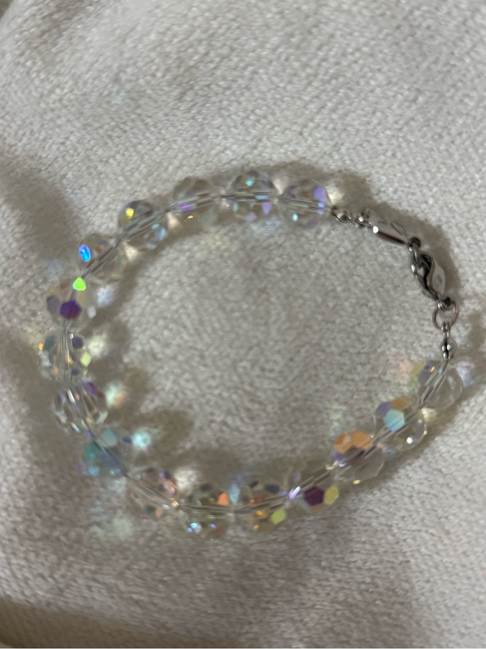 Authentic Swarovski AB Crystal/Glass bracelet